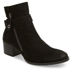 Paul Green Sheridan Bootie Leather Comfort Chic Ankle Boots Black
